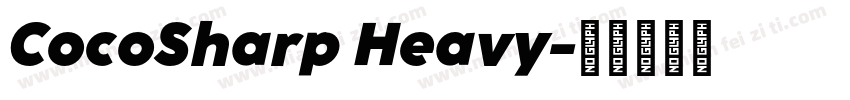 CocoSharp Heavy字体转换